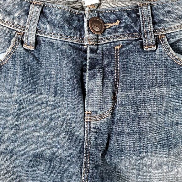 🔹️Lauren Conrad Blue Distressed Skinny Jeans Size 6/28 - Picture 6 of 10